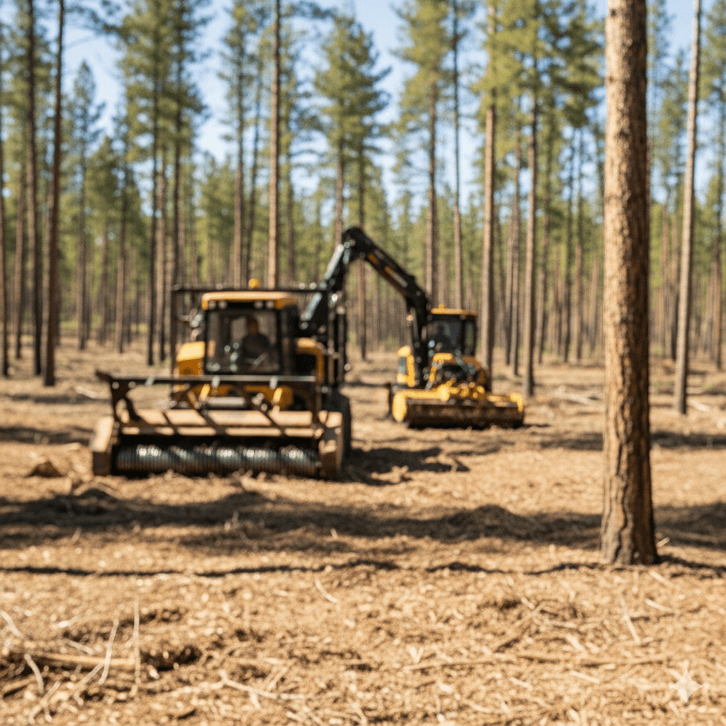 Forestry mulching near Elk